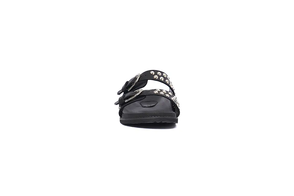 LAYAN SANDALS black | silver 4