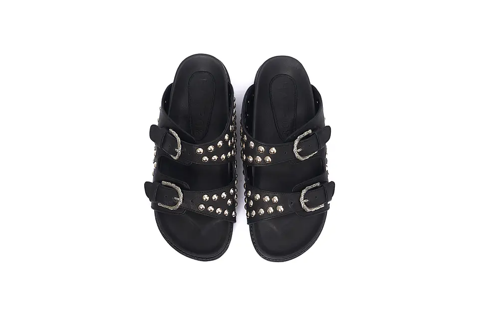 LAYAN SANDALS black | silver 8