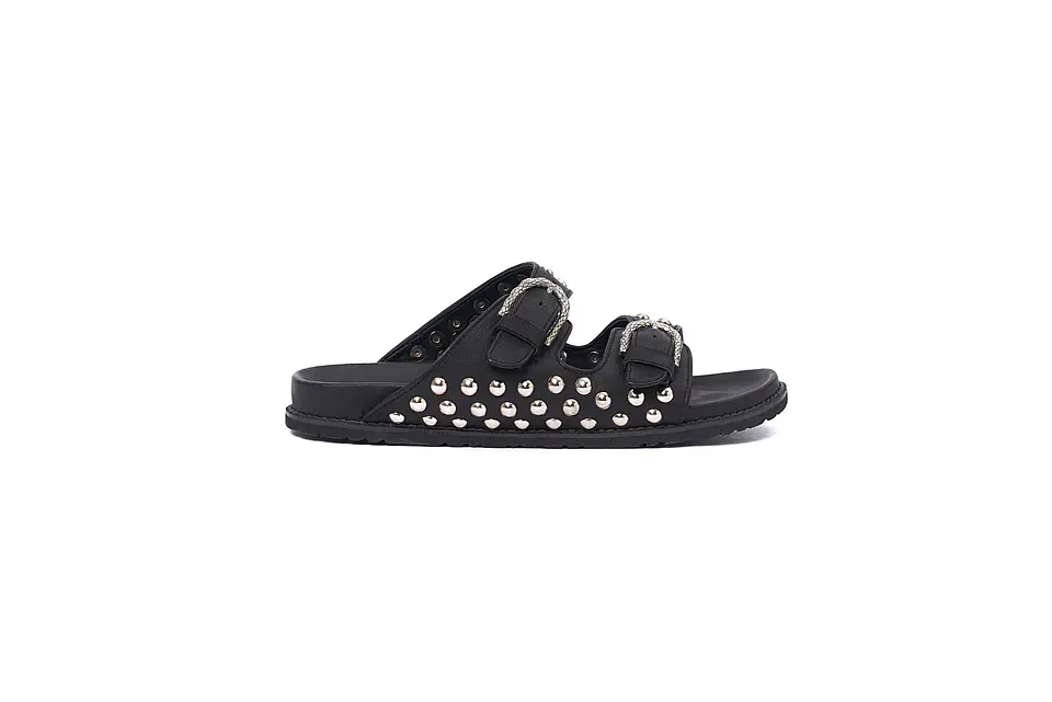 LAYAN SANDALS black | silver 5