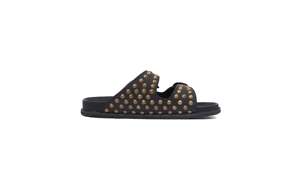 LAYAN SANDALS black | brass 6