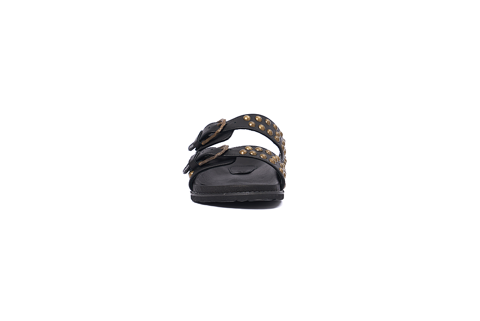 LAYAN SANDALS black | brass 4