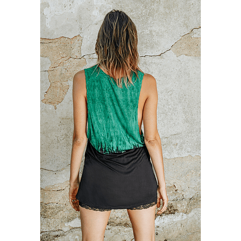 EREBUS SINGLET green/black