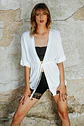 PHOEBE SHORT KIMONO white - thumbnail 2