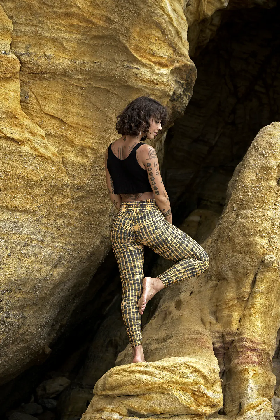 SURI LEGGINGS mustard 2