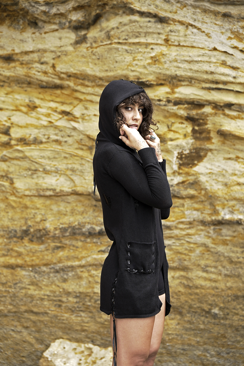 NARYA SHORT CARDIGAN black 4