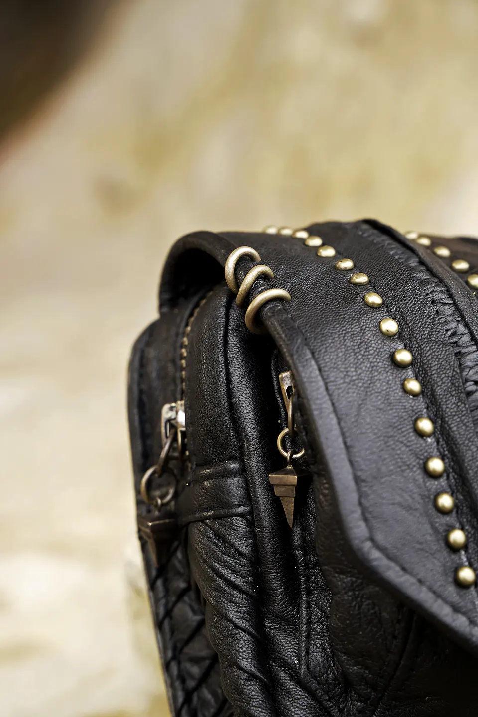 NERVA BAG black | brass 8