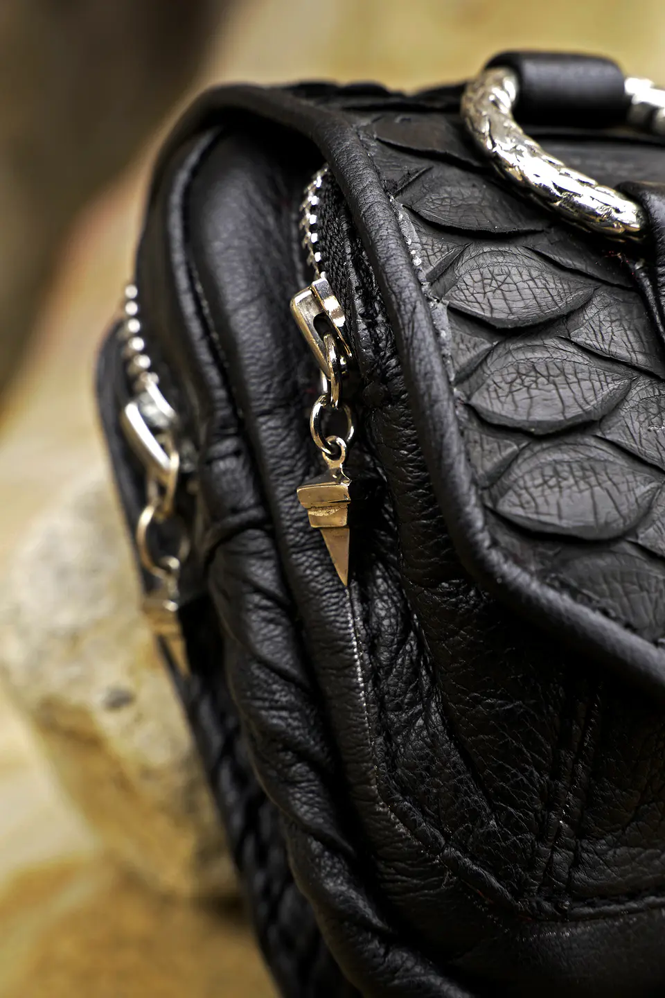 NERVA MINI BAG black | silver  6