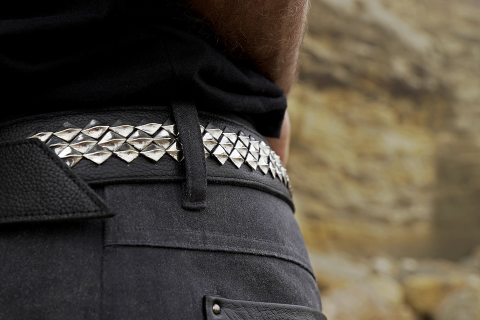 ASMI BELT black | silver 5