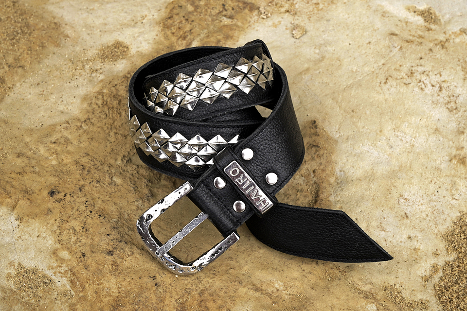 ASMI BELT black | silver 4