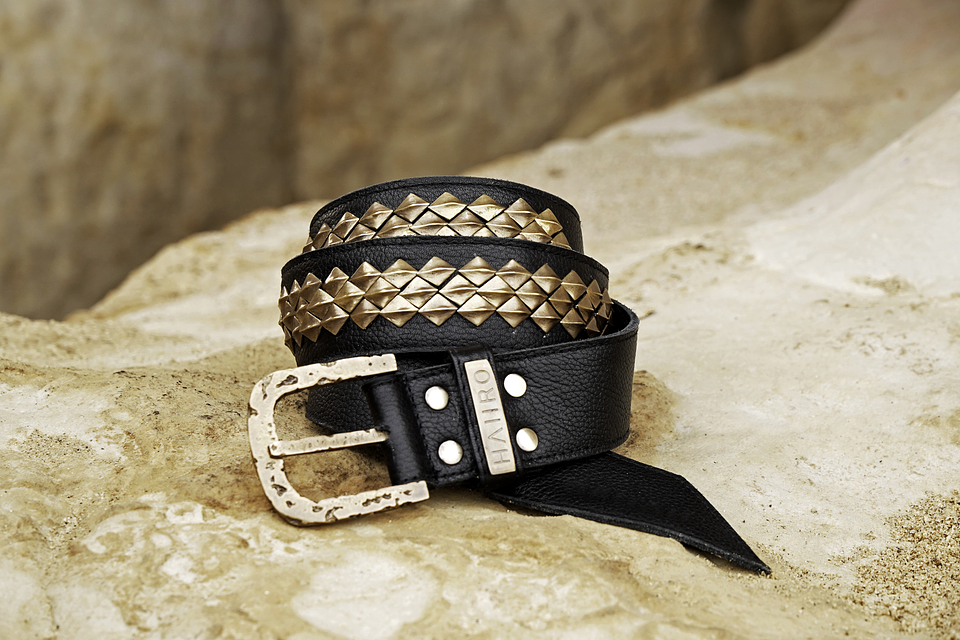 ASMI BELT black | brass 4