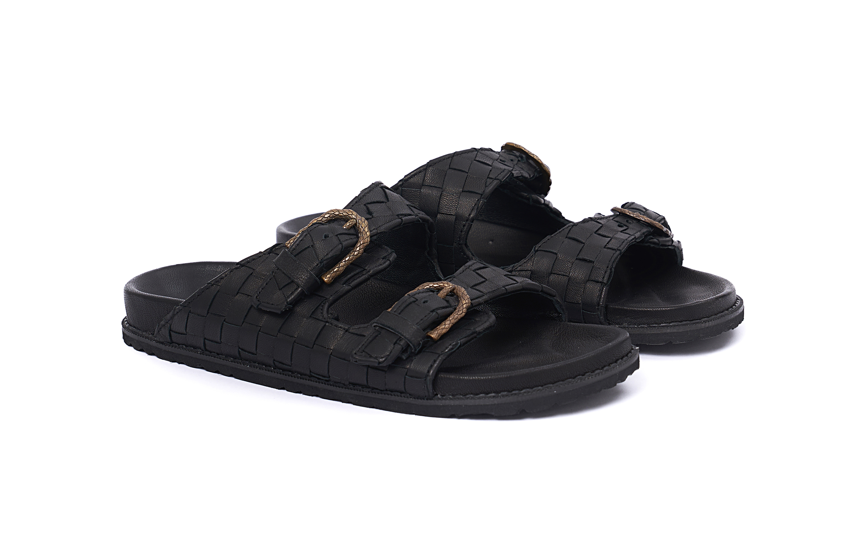 AMAL SANDALS black | brass 4