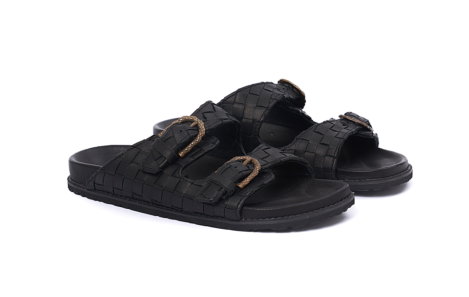 AMAL SANDALS black | brass 4