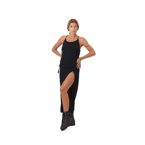 MALIKA LONG DRESS grey