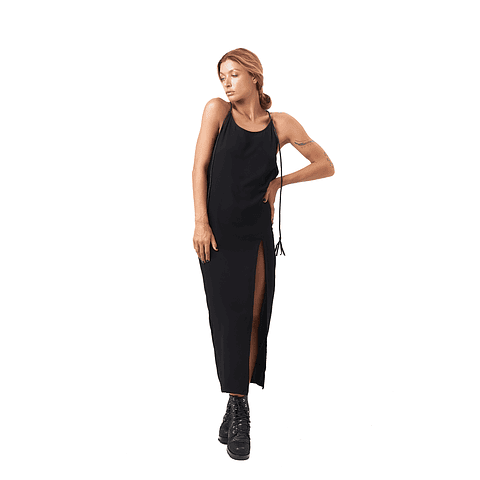 MALIKA LONG DRESS terracota