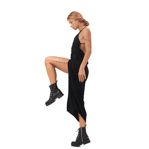 MALIKA LONG DRESS terracota