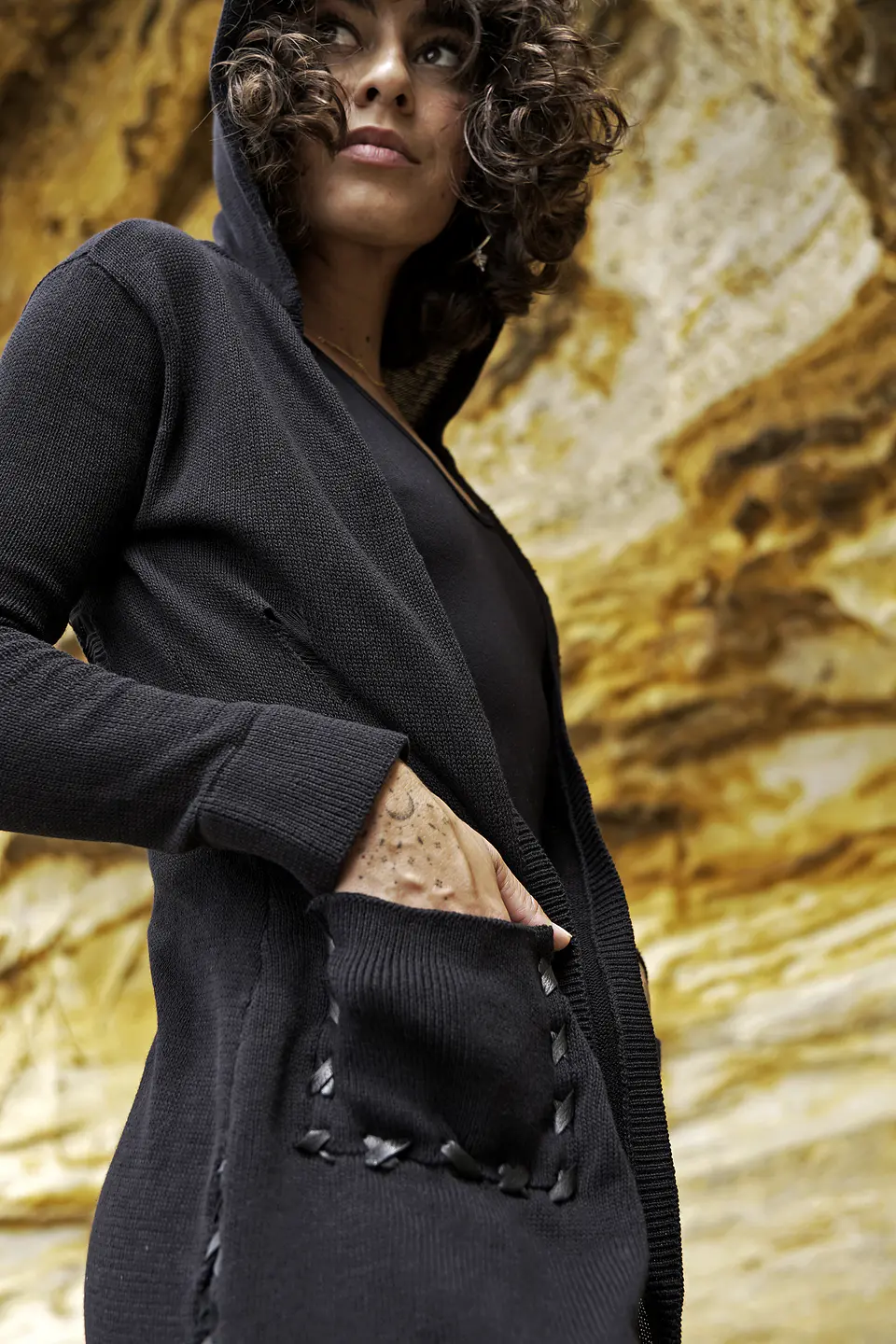 NARYA LONG CARDIGAN tan 7