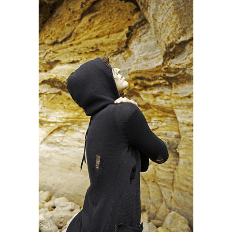 NARYA LONG CARDIGAN bone