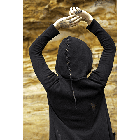 NARYA LONG CARDIGAN bone