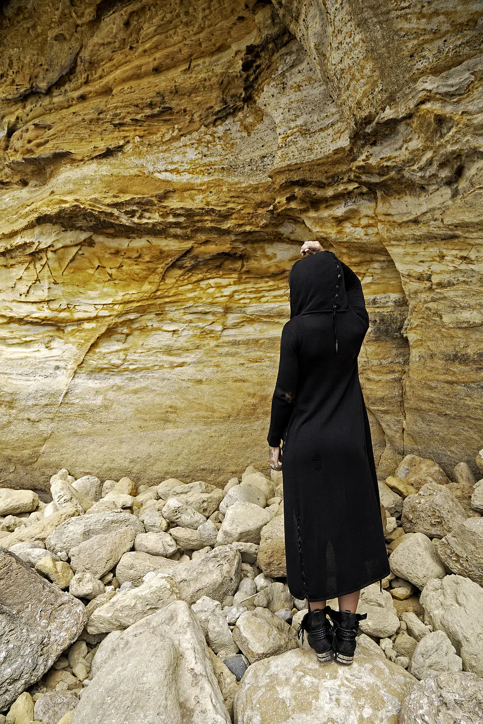 NARYA LONG CARDIGAN tan 6