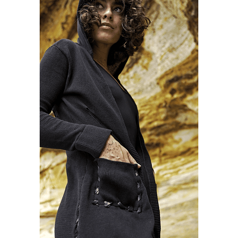 NARYA LONG CARDIGAN grey