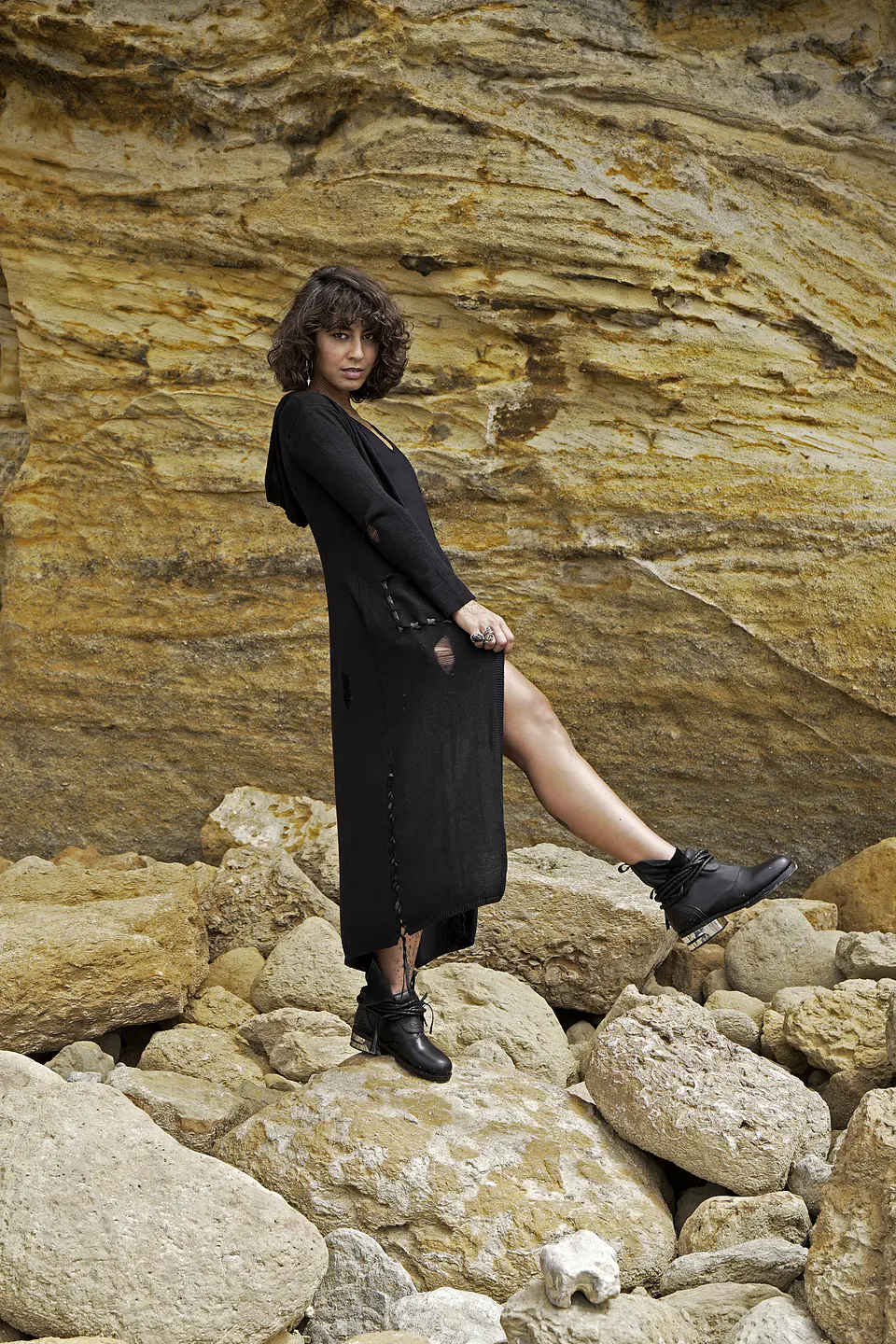 NARYA LONG CARDIGAN grey 4