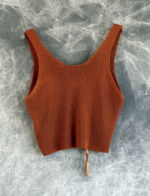 EZRA TOP terracota