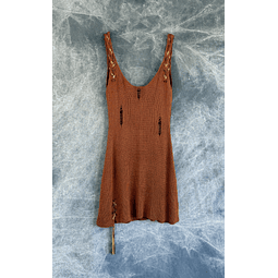 AARYA DRESS terracota