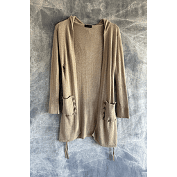 NARYA SHORT CARDIGAN bone