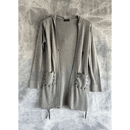 NARYA SHORT CARDIGAN grey