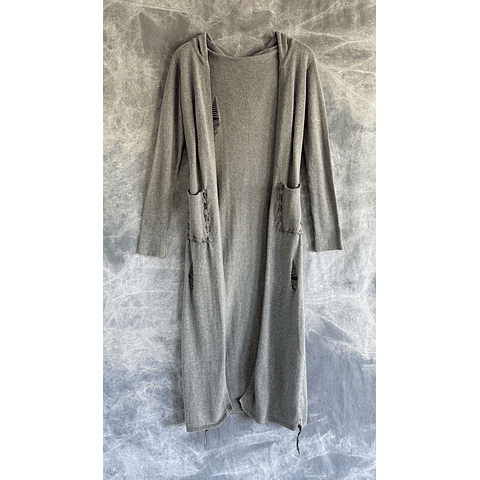 NARYA LONG CARDIGAN grey