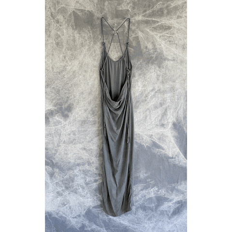 MALIKA LONG DRESS grey
