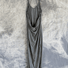 MALIKA LONG DRESS grey