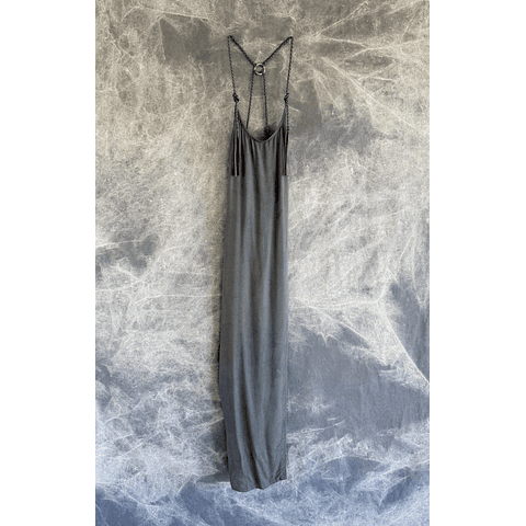 MALIKA LONG DRESS grey