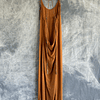 MALIKA LONG DRESS terracota