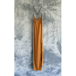 MALIKA LONG DRESS terracota