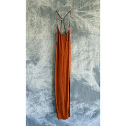 MALIKA LONG DRESS orange