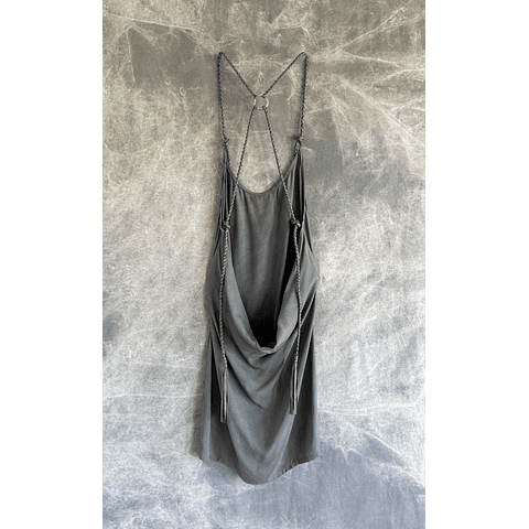 MALIKA SHORT DRESS grey