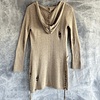 NARYA SHORT CARDIGAN tan
