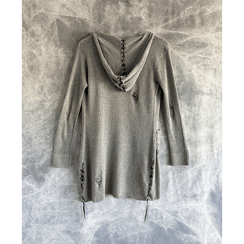 NARYA SHORT CARDIGAN grey