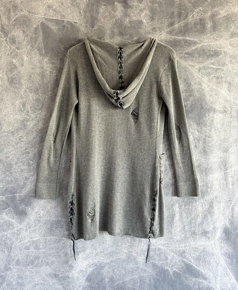 NARYA SHORT CARDIGAN grey