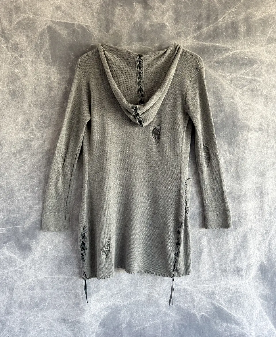 NARYA SHORT CARDIGAN grey 2