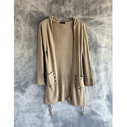 NARYA SHORT CARDIGAN tan