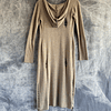 NARYA LONG CARDIGAN tan