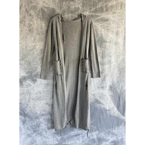 NARYA LONG CARDIGAN grey