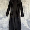 NARYA LONG CARDIGAN black