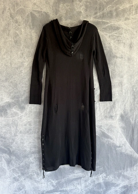 NARYA LONG CARDIGAN black