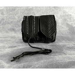 NERVA BAG black | silver