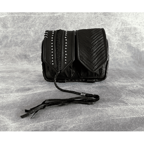 NERVA BAG black | silver