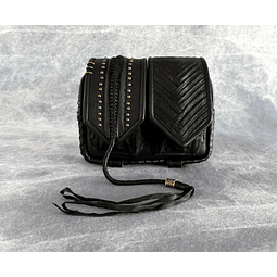 NERVA BAG black | brass