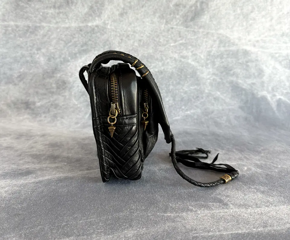 NERVA BAG black | brass 3